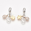 Alloy European Dangle Charms X-MPDL-S066-077-1