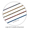 5 Strands 5 Colors Electroplate Glass Beads Strands EGLA-SZ0001-14-2