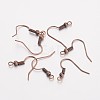 Brass Earring Hooks X-EC135Y-NFR-1