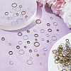 240Pcs 12 Styles Brass Open Jump Rings KK-LP0001-35-3