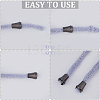 Gorgecraft 30Pcs Alloy Cord End FIND-GF0005-80B-6