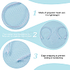 2Pcs 2 Colors Mesh Veil Cloth Hair Bands FIND-OC0003-95C-4