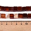 Natural Red Agate(Dyed & Heated) Beads Strands G-T139-8x8-35A-5