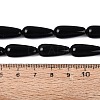 Opaque Glass Beads Strands GLAA-Q113-03A-CM-5
