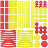 2 Sheet 2 Color Waterproof Plastic Reflective Sticker DIY-GF0004-87-1