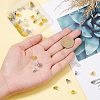 Multi-Petal Brass Bead Caps KK-CA0001-01-4