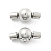 304 Stainless Steel European Clasps STAS-Z115-04P-09-1