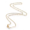 Brass Cable Chain Necklaces SW028-G-NF-1
