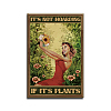 Vintage Metal Tin Sign AJEW-WH0189-026-1