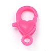 Plastic Lobster Claw Clasps PALLOY-F017-01D-2