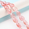 Cherry Quartz Glass Beads Strands G-K357-A05-01-2