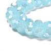 Imitation Jade Glass Beads Stands EGLA-A035-J8mm-B09-4