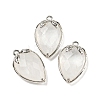 Natural Quartz Crystal Faceted Pendants G-M431-06P-09-1