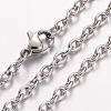 304 Stainless Steel Necklace MAK-K004-10P-2