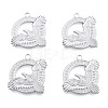 Non-Tarnish 201 Stainless Steel Pendants STAS-N098-268P-2