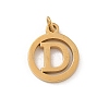 304 Stainless Steel Charms
with Jump Ring STAS-R001-02G-D-1
