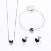 304 Stainless Steel Jewelry Sets SJEW-H129-22-2