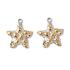 304 Stainless Steel Pendants X-STAS-Z145-02GP-02-1