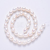 Natural Cultured Freshwater Pearl Beads Strands X-PEAR-I003-04-3
