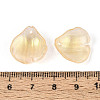 Transparent Glass Petal Pendants GLAA-T030-05D-3