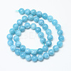 Natural Blue Quartz Beads Strands G-R345-10mm-29-1-2