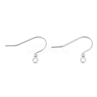 Brass Earring Hooks KK-H258-06F-S-1