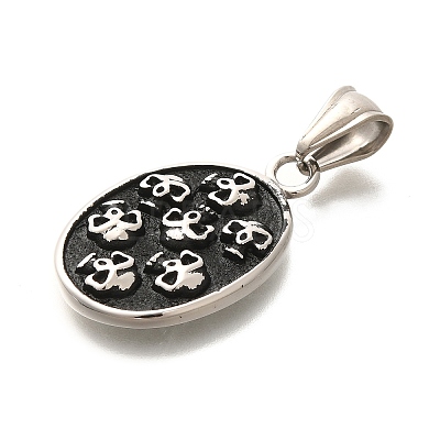 304 Stainless Steel Pendants STAS-Z110-26AS-02-1