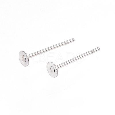 Tarnish Resistant 304 Stainless Steel Stud Earring Findings STAS-D448-088P-3mm-1