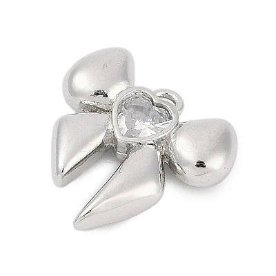 Brass Micro Pave Cubic Zirconia Pendants LS-ZIRC-P122-05B-P01-1