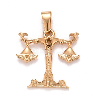 Ion Plating(IP) 304 Stainless Steel Pendants X-STAS-D165-14G-09-1