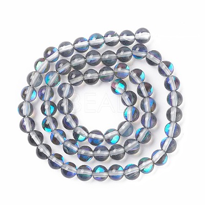 Synthetic Moonstone Beads Strands G-E573-02A-08-1
