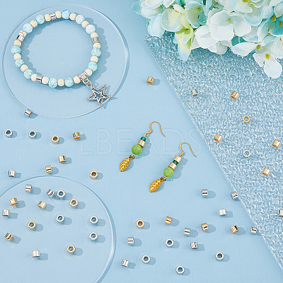1000Pcs 2 Colors CCB Plastic Beads CCB-DC0001-18-1