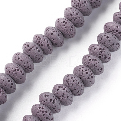 Natural Lava Rock Beads Strands G-F671-01A-15-1