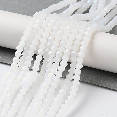 Imitation Jade Glass Beads Strands X1-EGLA-A034-J3mm-MB05-1