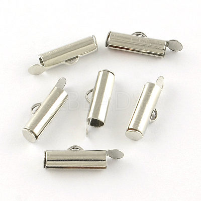 Iron Slide On End Clasp Tubes LS-X-IFIN-R212-2.5cm-P-1