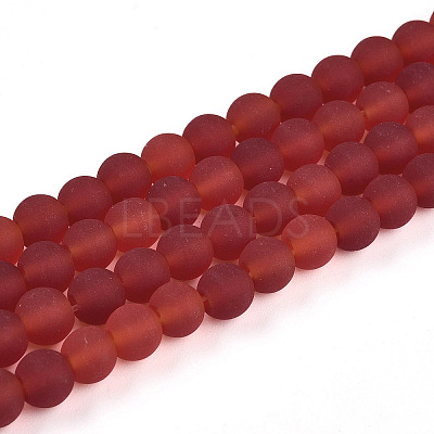 Transparent Glass Beads Strands LS-GLAA-T032-T6mm-MD20-1