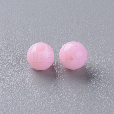 Opaque Acrylic Beads MACR-S370-C6mm-A01-1