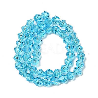 Imitation Austrian Crystal 5301 Bicone Beads GLAA-S026-6mm-06-1