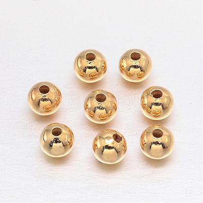 Brass Round Spacer Beads KK-L147-197-4mm-NR-1
