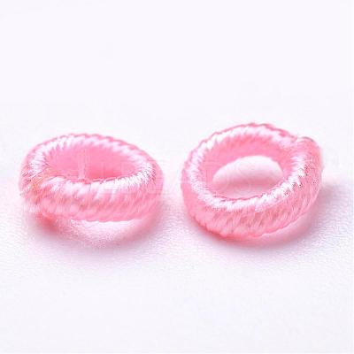 Polyester Weave Beads WOVE-N003-46-1