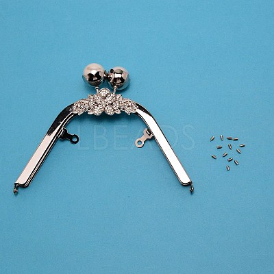 Iron V Shape Bag Handle FIND-WH0094-76-1