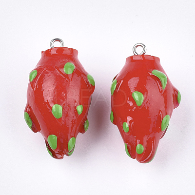 Resin Pendants RESI-T028-44-1