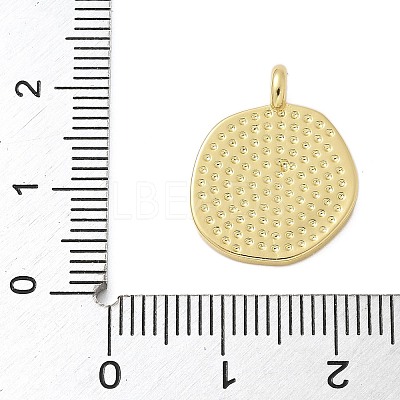 Brass Enamel Pendants KK-P293-11G-02-1