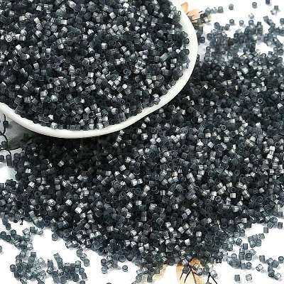 Imitation Cat Eyes Glass Seed Beads SEED-H003-03K-1