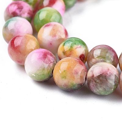 Jade Beads Strands G-D264-8mm-XH19-1