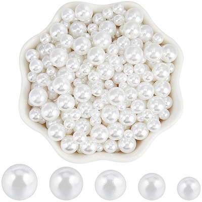 Imitation Pearl Acrylic Beads OACR-SC0001-61B-1