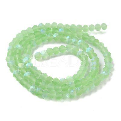 Transparent Glass Beads Strands EGLA-A034-T4mm-MB09-1