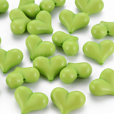 Opaque Acrylic Beads X-MACR-S373-70-A02-1