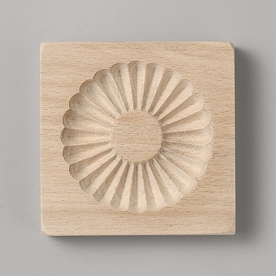 Beech Wood Cookie Molds AJEW-WH0083-59H-1