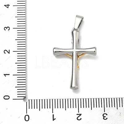 304 Stainless Steel Pendants STAS-F336-18GP-02-1